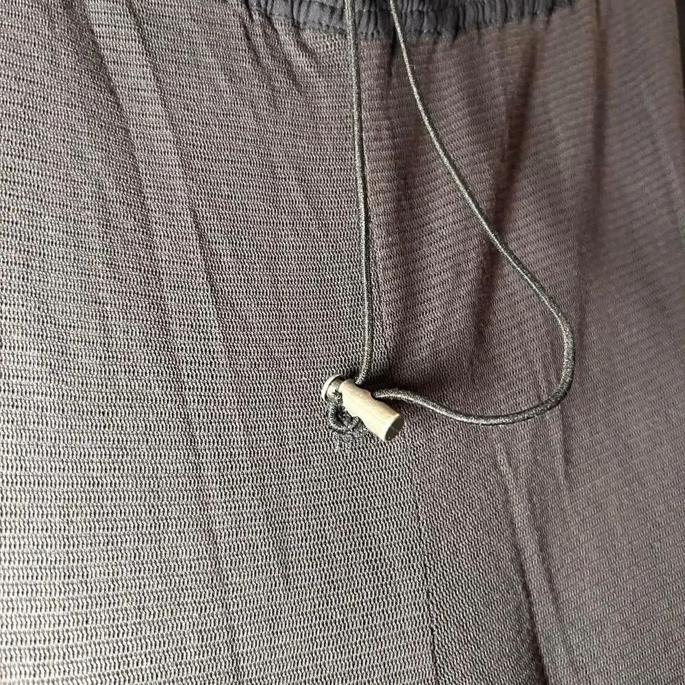 Free People Pippa Black Mesh Tiered Wide Leg Pants Small Whimsigoth Fairy Goth - Picture 7 of 7